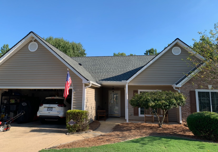 New Siding Gutter Installation