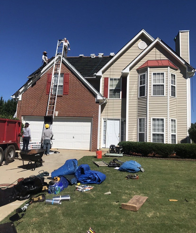 New Siding Roof Installation