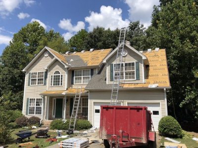 Old Residential Roof Replacement Project